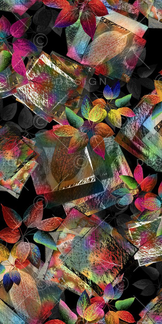 绿植树叶印花华亿平台图片