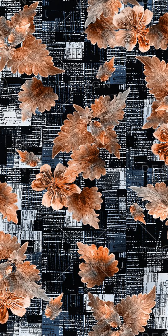 绿植树叶印花华亿平台图片