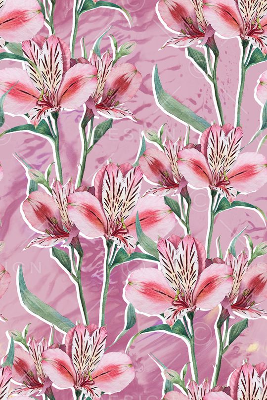 植物花草印花华亿平台图片