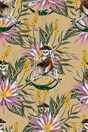 植物花草印花华亿平台图片