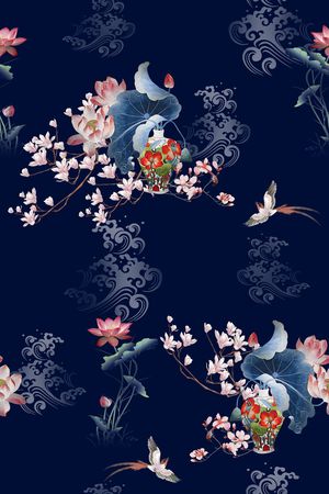 真丝印花华亿平台图片