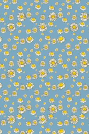 小雏菊印花华亿平台图片