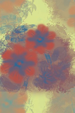 水墨风印花华亿平台图片