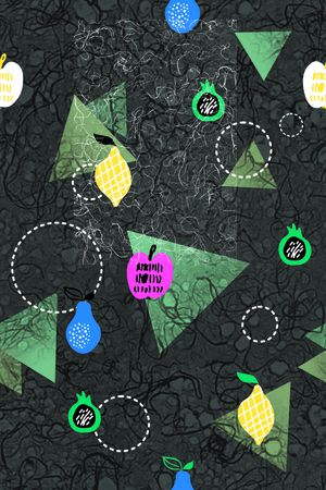 几何印花华亿平台图片