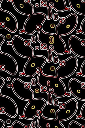 几何印花华亿平台图片