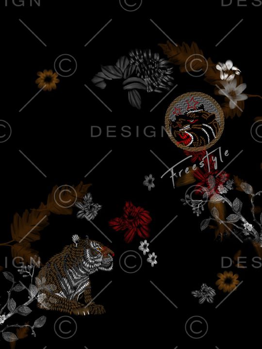 定位花印花华亿平台图片