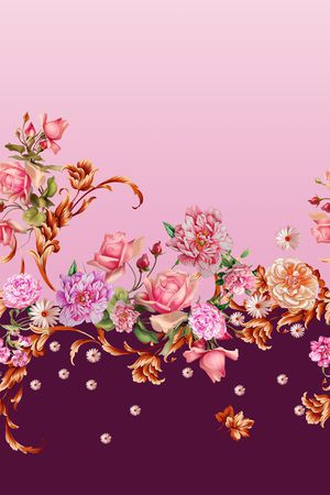 定位花印花华亿平台图片