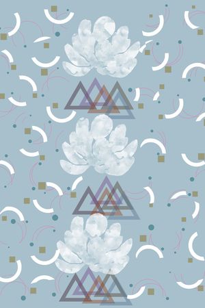 几何印花华亿平台图片