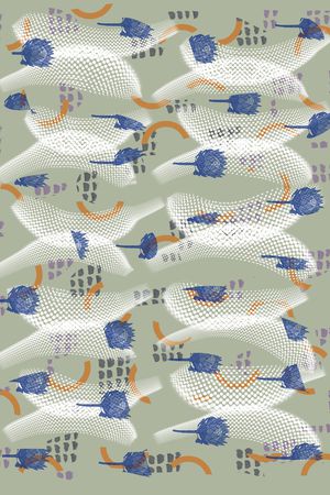 几何印花华亿平台图片