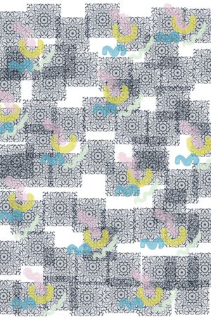 几何印花华亿平台图片