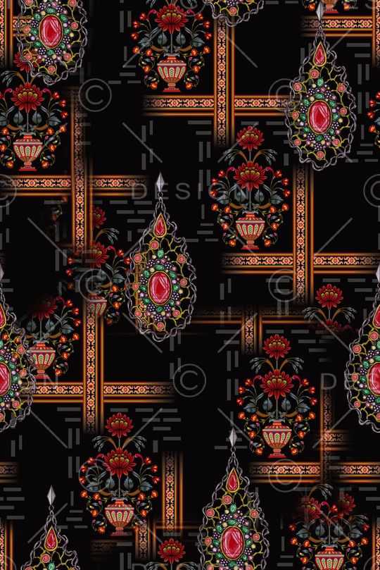 珠宝宝石印花华亿平台图片