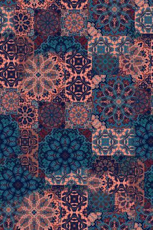 复古印花华亿平台图片