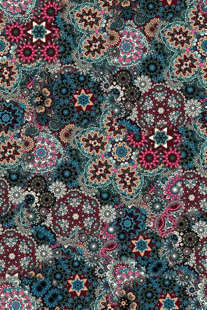 复古印花华亿平台图片