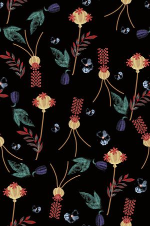 绿植树叶印花华亿平台图片