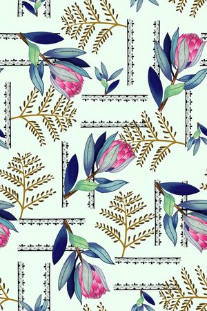 绿植树叶印花华亿平台图片