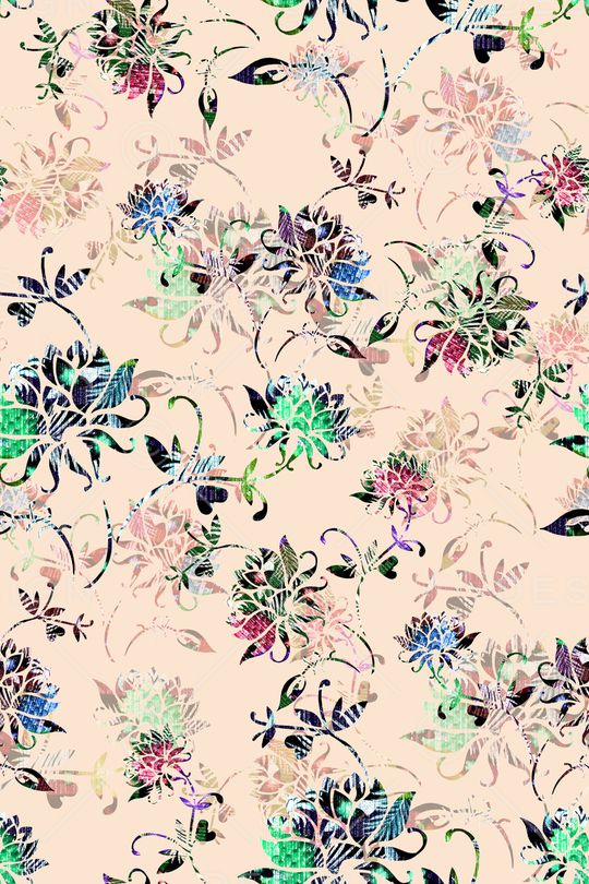 春夏华亿平台印花华亿平台图片