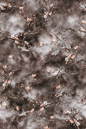 梅花印花华亿平台图片