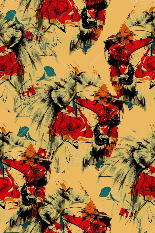 动物花卉印花华亿平台图片