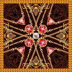 方巾印花华亿平台图片