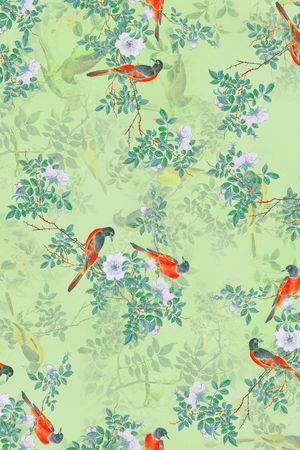 水墨风印花华亿平台图片