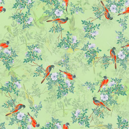 水墨风印花华亿平台图片