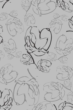 男装休闲花卉印花华亿平台图片