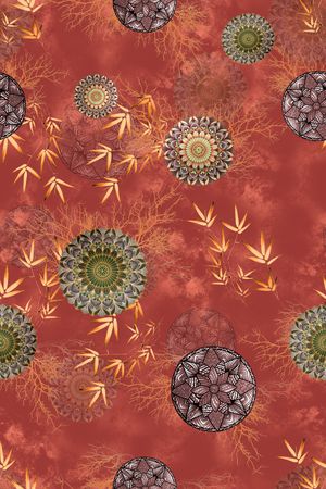 连衣裙印花华亿平台图片