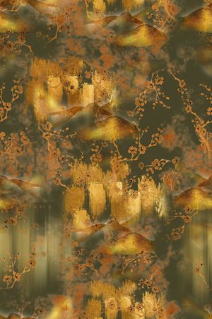 连衣裙印花华亿平台图片