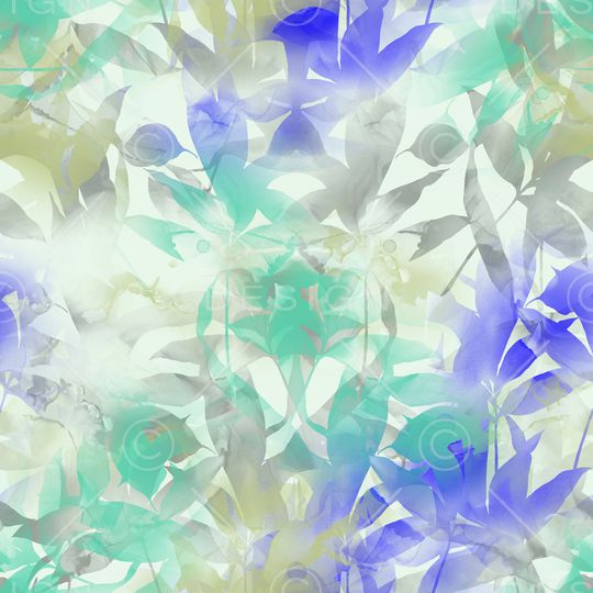 绿植树叶印花华亿平台图片