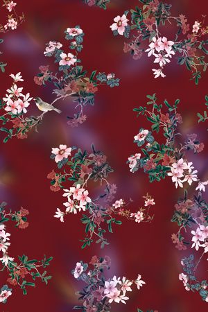 鸟印花华亿平台图片