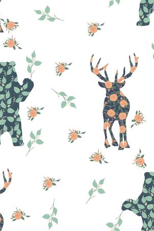 图案——手绘印花华亿平台图片