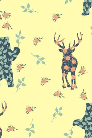 图案——手绘印花华亿平台图片