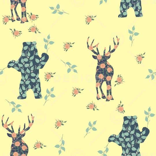 图案——手绘印花华亿平台图片