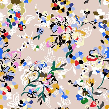 1311622-涂鸦花卉粉底