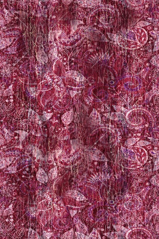 抽象花卉印花华亿平台图片