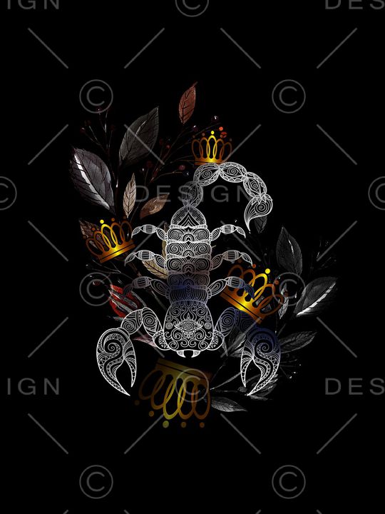 蝎子印花华亿平台图片