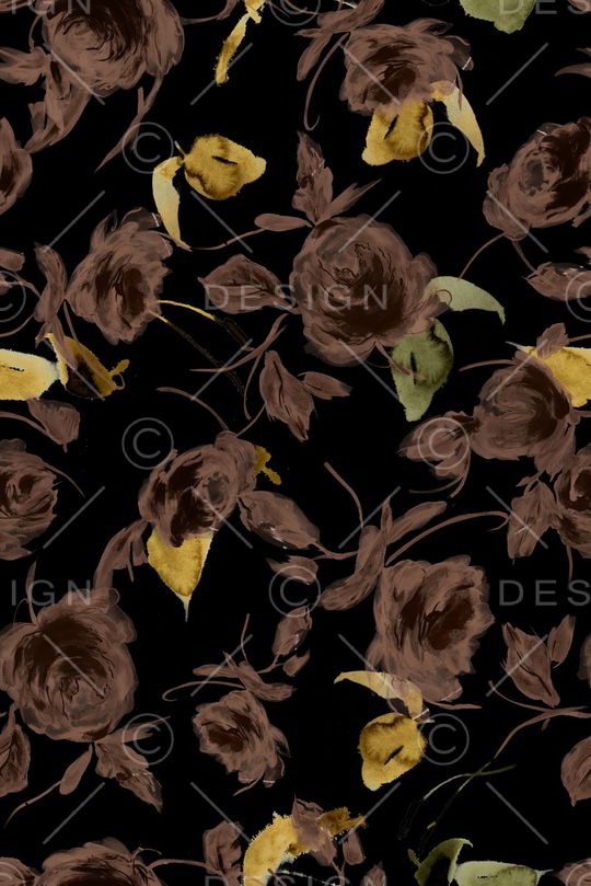 抽象花卉印花华亿平台图片