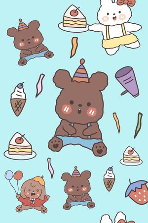 可爱印花华亿平台图片