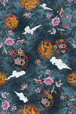 香云纱印花华亿平台图片