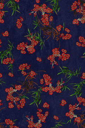 旗袍印花华亿平台图片