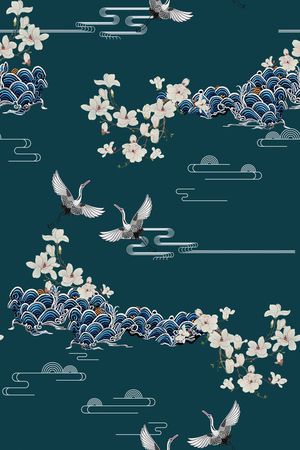 真丝印花华亿平台图片