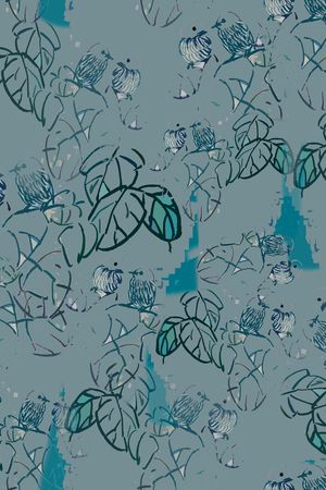 中国风印花华亿平台图片