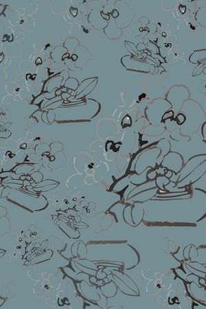 中国风印花华亿平台图片