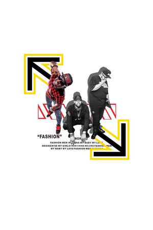 人物印花华亿平台图片