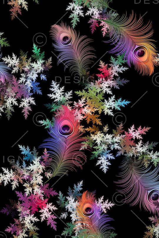 羽毛印花华亿平台图片