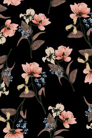 绿植树叶印花华亿平台图片