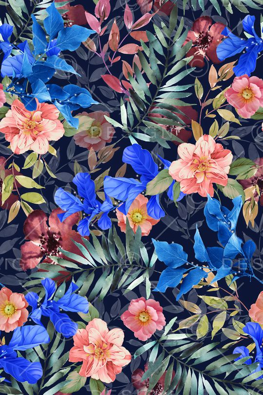 男装满版花印花华亿平台图片