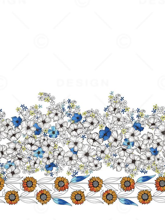 白底花印花华亿平台图片