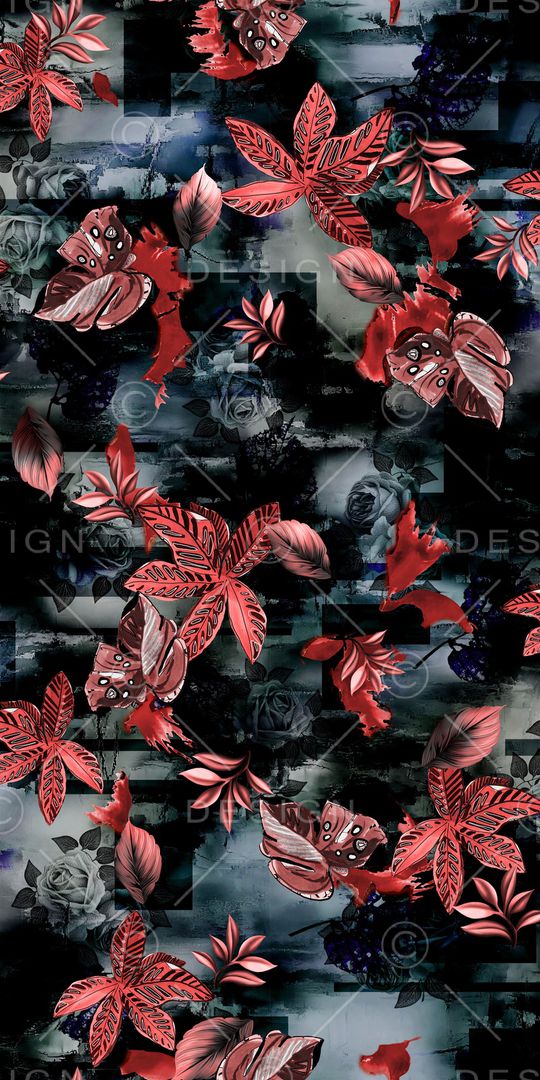 植物印花华亿平台图片