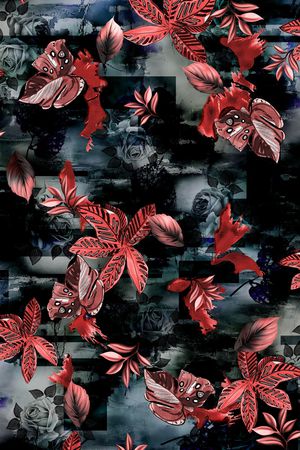 植物印花华亿平台图片